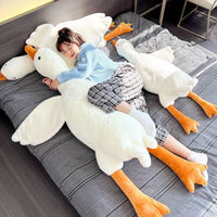 Giant Plush White Goose Pillow – Soft Pillow