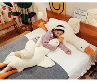 Giant Plush White Goose Pillow – Soft Pillow